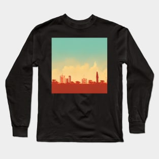 Dar Es Salaam | Comics style Long Sleeve T-Shirt